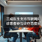 三成医生支持互联网问诊患者参与诊疗态度分化（图2）