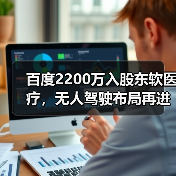 百度2200万入股东软医疗，无人驾驶布局再进一步？（图1）