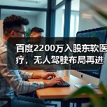 百度2200万入股东软医疗，无人驾驶布局再进一步？（图3）