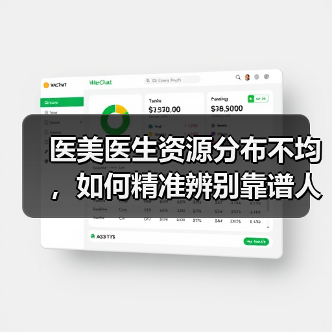 医美医生资源分布不均，如何精准辨别靠谱人选？（图1）