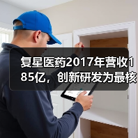 复星医药2017年营收185亿，创新研发为最核心驱动力（图4）