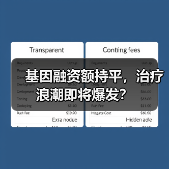 基因融资额持平，治疗浪潮即将爆发？（图4）