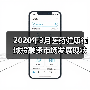 2020年3月医药健康领域投融资市场发展现状分析 集中在医药医疗器械（图4）