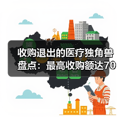 收购退出的医疗独角兽盘点：最高收购额达70亿美元（图2）