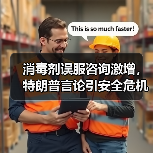 消毒剂误服咨询激增,特朗普言论引安全危机?(图1) 消毒剂误服咨询激增,特朗普言论引安全危机?(图1)