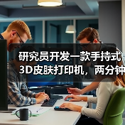 研究员开发一款手持式3D皮肤打印机,两分钟内即可打印皮肤(图1) 研究员开发一款手持式3D皮肤打印机,两分钟内即可打印皮肤(图1)