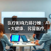 医疗影响力排行榜：AI+大健康、民营医疗、互联网+医药谁领风