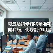 可激活纳米药物精准靶向肿瘤，化疗副作用显著降低