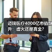 迈瑞医疗4000亿市值飙升:虚火还是真金?(图1) 迈瑞医疗4000亿市值飙升:虚火还是真金?(图1)