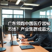 广东领跑中国医疗器械市场?产业集群成最大优势(图2) 广东领跑中国医疗器械市场?产业集群成最大优势(图2)