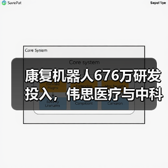 康复机器人676万研发投入，伟思医疗与中科院如何开拓新赛道？（图4）