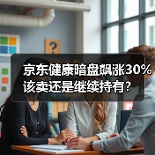 京东健康暗盘飙涨30% 该卖还是继续持有？（图4）
