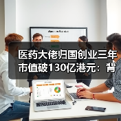 医药大佬归国创业三年市值破130亿港元：背后有哪些故事？（图3）