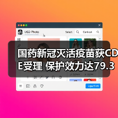国药新冠灭活疫苗获CDE受理 保护效力达79.34%(图2) 国药新冠灭活疫苗获CDE受理 保护效力达79.34%(图2)