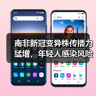 南非新冠变异株传播力猛增,年轻人感染风险显著上升(图1) 南非新冠变异株传播力猛增,年轻人感染风险显著上升(图1)