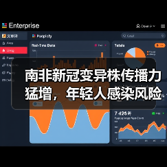 南非新冠变异株传播力猛增,年轻人感染风险显著上升(图4) 南非新冠变异株传播力猛增,年轻人感染风险显著上升(图4)