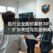 医疗企业股价暴跌30%!扩张失控与负面新闻真相曝光(图1) 医疗企业股价暴跌30%!扩张失控与负面新闻真相曝光(图1)