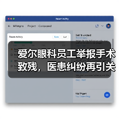 爱尔眼科员工举报手术致残,医患纠纷再引关注(图4) 爱尔眼科员工举报手术致残,医患纠纷再引关注(图4)