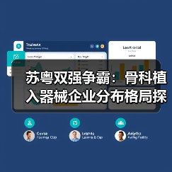 苏粤双强争霸:骨科植入器械企业分布格局探析(图2) 苏粤双强争霸:骨科植入器械企业分布格局探析(图2)