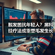 脱发困扰年轻人?黑科技疗法或重塑毛发生长(图1) 脱发困扰年轻人?黑科技疗法或重塑毛发生长(图1)