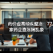 药价虚高顽疾整治:77家药企查账揭乱象(图1) 药价虚高顽疾整治:77家药企查账揭乱象(图1)