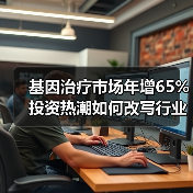 基因治疗市场年增65% 投资热潮如何改写行业规则?(图1) 基因治疗市场年增65% 投资热潮如何改写行业规则?(图1)