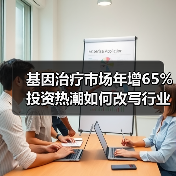 基因治疗市场年增65% 投资热潮如何改写行业规则?(图3) 基因治疗市场年增65% 投资热潮如何改写行业规则?(图3)