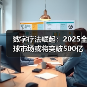 数字疗法崛起:2025全球市场或将突破500亿,25家海外企业如何布局?(图1) 数字疗法崛起:2025全球市场或将突破500亿,25家海外企业如何布局?(图1)