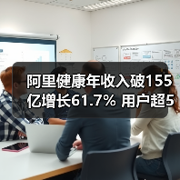 阿里健康年收入破155亿增长61.7% 用户超5亿(图3) 阿里健康年收入破155亿增长61.7% 用户超5亿(图3)