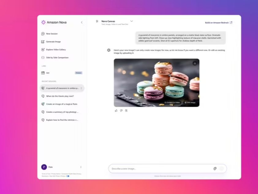 亚马逊发布Nova Act通用AI智能体：浏览器自动化与SD